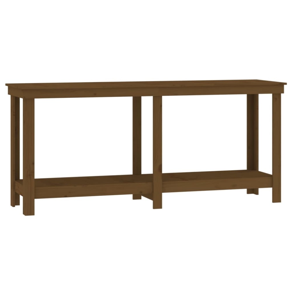 vidaXL Banc de lucru, maro miere, 180x50x80 cm, lemn masiv pin