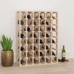vidaXL Suport de vinuri, 70x33x94 cm, lemn masiv de pin vidaXL Suport de vinuri, 70x33x94 cm, lemn masiv de pin