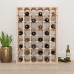 vidaXL Suport de vinuri, 70x33x94 cm, lemn masiv de pin vidaXL Suport de vinuri, 70x33x94 cm, lemn masiv de pin