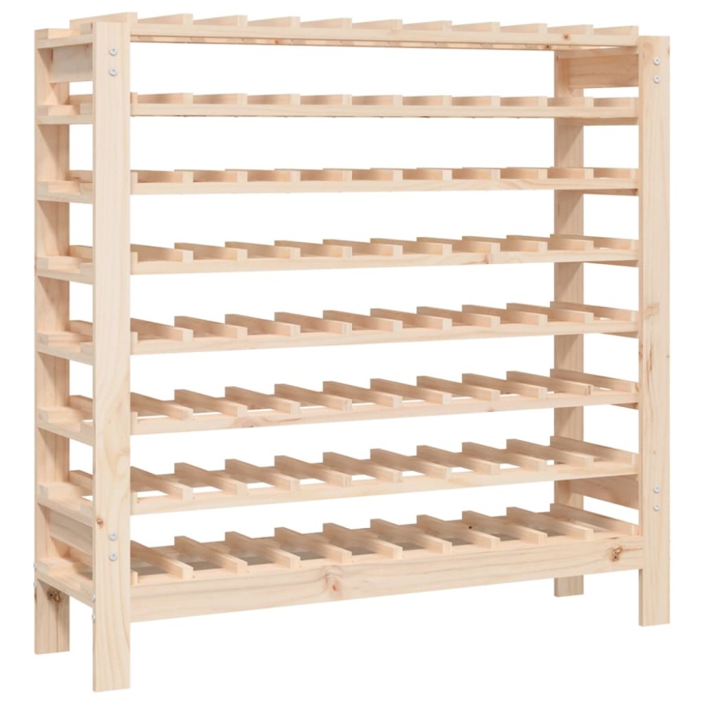 vidaXL Suport de vinuri, 109,5x30x107,5 cm, lemn masiv de pin