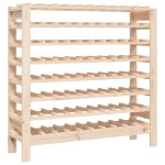 vidaXL Suport de vinuri, 109,5x30x107,5 cm, lemn masiv de pin vidaXL Suport de vinuri, 109,5x30x107,5 cm, lemn masiv de pin