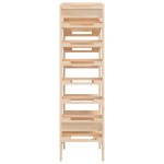 vidaXL Suport de vinuri, 61,5x30x107,5 cm, lemn masiv de pin vidaXL Suport de vinuri, 61,5x30x107,5 cm, lemn masiv de pin