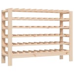 vidaXL Suport de vinuri, 109,5x30x82 cm, lemn masiv de pin vidaXL Suport de vinuri, 109,5x30x82 cm, lemn masiv de pin