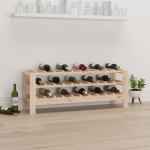 vidaXL Suport de vinuri, 109,5x30x42 cm, lemn masiv de pin vidaXL Suport de vinuri, 109,5x30x42 cm, lemn masiv de pin