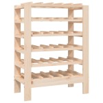 vidaXL Suport de vinuri, 61,5x30x82 cm, lemn masiv de pin vidaXL Suport de vinuri, 61,5x30x82 cm, lemn masiv de pin