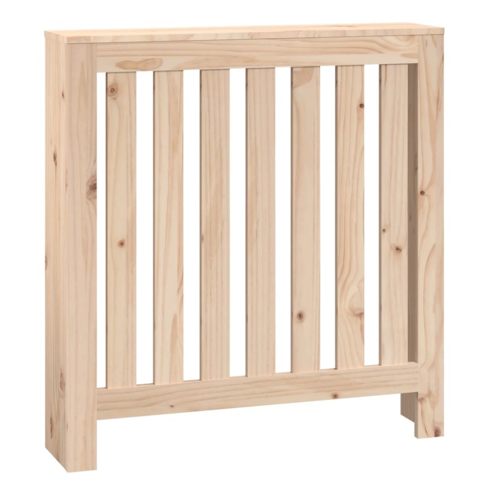 vidaXL Mască pentru calorifer, 79,5x19x84 cm, lemn masiv de pin