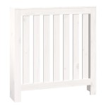 vidaXL Mască pentru calorifer, alb, 79,5x19x84 cm, lemn masiv de pin vidaXL Mască pentru calorifer, alb, 79,5x19x84 cm, lemn masiv de pin
