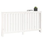 vidaXL Mască pentru calorifer, alb, 153x19x84 cm, lemn masiv de pin vidaXL Mască pentru calorifer, alb, 153x19x84 cm, lemn masiv de pin