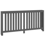 vidaXL Mască pentru calorifer, gri, 169x19x84 cm, lemn masiv de pin vidaXL Mască pentru calorifer, gri, 169x19x84 cm, lemn masiv de pin
