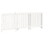 vidaXL Mască pentru calorifer, alb, 210x21x85 cm, lemn masiv de pin vidaXL Mască pentru calorifer, alb, 210x21x85 cm, lemn masiv de pin