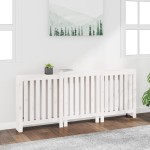 vidaXL Mască pentru calorifer, alb, 210x21x85 cm, lemn masiv de pin vidaXL Mască pentru calorifer, alb, 210x21x85 cm, lemn masiv de pin