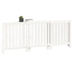 vidaXL Mască pentru calorifer, alb, 210x21x85 cm, lemn masiv de pin vidaXL Mască pentru calorifer, alb, 210x21x85 cm, lemn masiv de pin