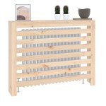 vidaXL Mască pentru calorifer, 108,5x19x84 cm, lemn masiv de pin vidaXL Mască pentru calorifer, 108,5x19x84 cm, lemn masiv de pin