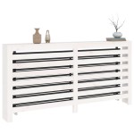 vidaXL Mască pentru calorifer, alb, 169x19x84 cm, lemn masiv de pin vidaXL Mască pentru calorifer, alb, 169x19x84 cm, lemn masiv de pin