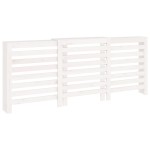 vidaXL Mască pentru calorifer, alb, 210x21x85 cm, lemn masiv de pin vidaXL Mască pentru calorifer, alb, 210x21x85 cm, lemn masiv de pin
