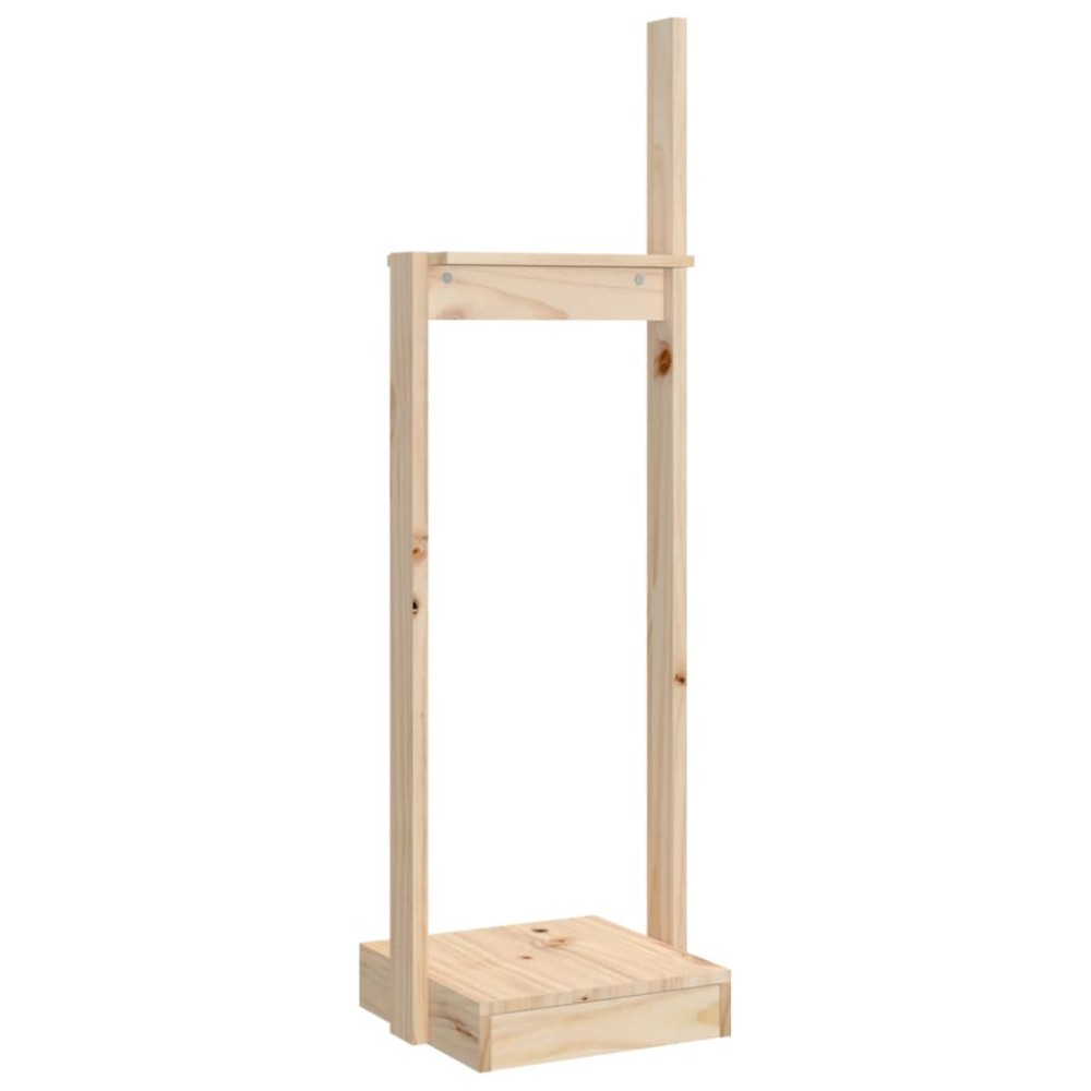 vidaXL Suport pentru bușteni, 33,5x30x110 cm, lemn masiv pin