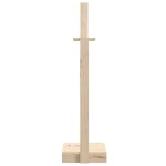 vidaXL Suport pentru bușteni, 33,5x30x110 cm, lemn masiv pin