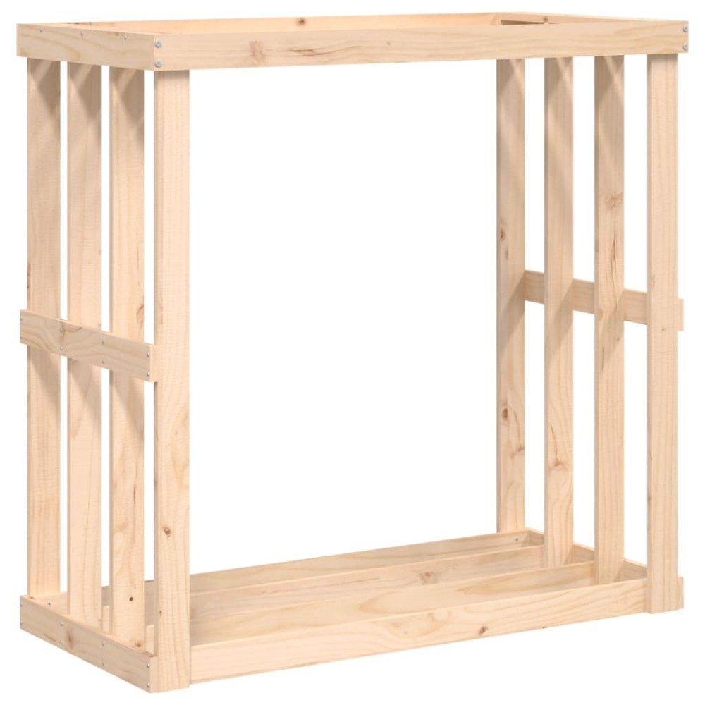 vidaXL Suport bușteni de exterior, 108x52x106 cm, lemn masiv pin
