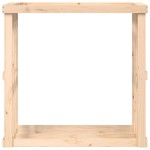 vidaXL Suport bușteni de exterior, 108x52x106 cm, lemn masiv pin vidaXL Suport bușteni de exterior, 108x52x106 cm, lemn masiv pin