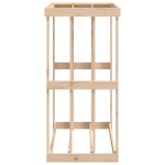 vidaXL Suport bușteni de exterior, 108x52x106 cm, lemn masiv pin vidaXL Suport bușteni de exterior, 108x52x106 cm, lemn masiv pin