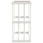 vidaXL Suport bușteni de exterior, alb, 108x52x106 cm, lemn masiv pin vidaXL Suport bușteni de exterior, alb, 108x52x106 cm, lemn masiv pin