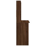 vidaXL Birou cu rafturi, stejar maro, 102x45x148 cm, lemn compozit vidaXL Birou cu rafturi, stejar maro, 102x45x148 cm, lemn compozit