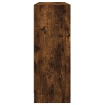 vidaXL Servantă, stejar afumat, 91x28x75 cm, lemn prelucrat