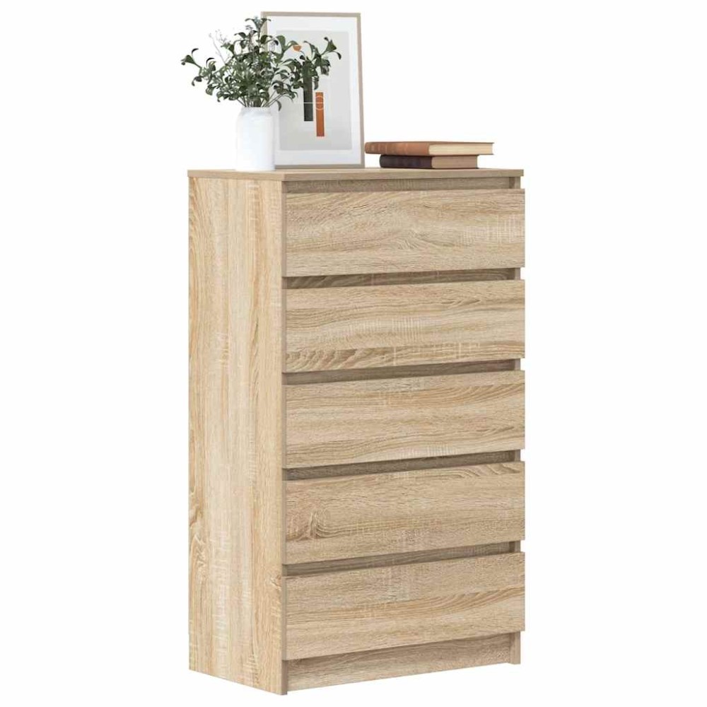 vidaXL Dulap cu sertar, stejar sonoma, 60x36x103 cm, lemn prelucrat