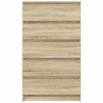 vidaXL Dulap cu sertar, stejar sonoma, 60x36x103 cm, lemn prelucrat