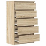 vidaXL Dulap cu sertar, stejar sonoma, 60x36x103 cm, lemn prelucrat