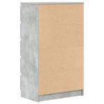 vidaXL Dulap cu sertare, gri beton, 60x36x103 cm, lemn prelucrat