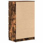 vidaXL Dulap cu sertar, stejar fumuriu, 60x36x103 cm, lemn prelucrat