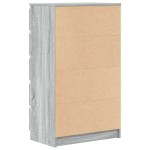 vidaXL Dulap cu sertar, gri sonoma, 60x36x103 cm, lemn prelucrat