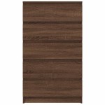 vidaXL Dulap cu sertar, stejar maro, 60x36x103 cm, lemn prelucrat