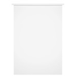 vidaXL Birou, alb extralucios, 100x55x75 cm, lemn prelucrat