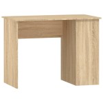 vidaXL Birou, stejar sonoma, 100x55x75 cm, lemn prelucrat