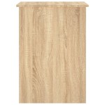 vidaXL Birou, stejar sonoma, 100x55x75 cm, lemn prelucrat