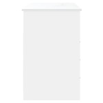 vidaXL Birou cu sertare, alb, 102x50x76 cm, lemn prelucrat vidaXL Birou cu sertare, alb, 102x50x76 cm, lemn prelucrat