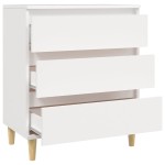 vidaXL Servantă, alb, 60x35x70 cm, lemn prelucrat vidaXL Servantă, alb, 60x35x70 cm, lemn prelucrat