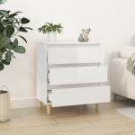 vidaXL Servantă, alb extralucios, 60x35x70 cm, lemn prelucrat vidaXL Servantă, alb extralucios, 60x35x70 cm, lemn prelucrat