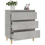 vidaXL Servantă, gri beton, 60x35x70 cm, lemn prelucrat vidaXL Servantă, gri beton, 60x35x70 cm, lemn prelucrat