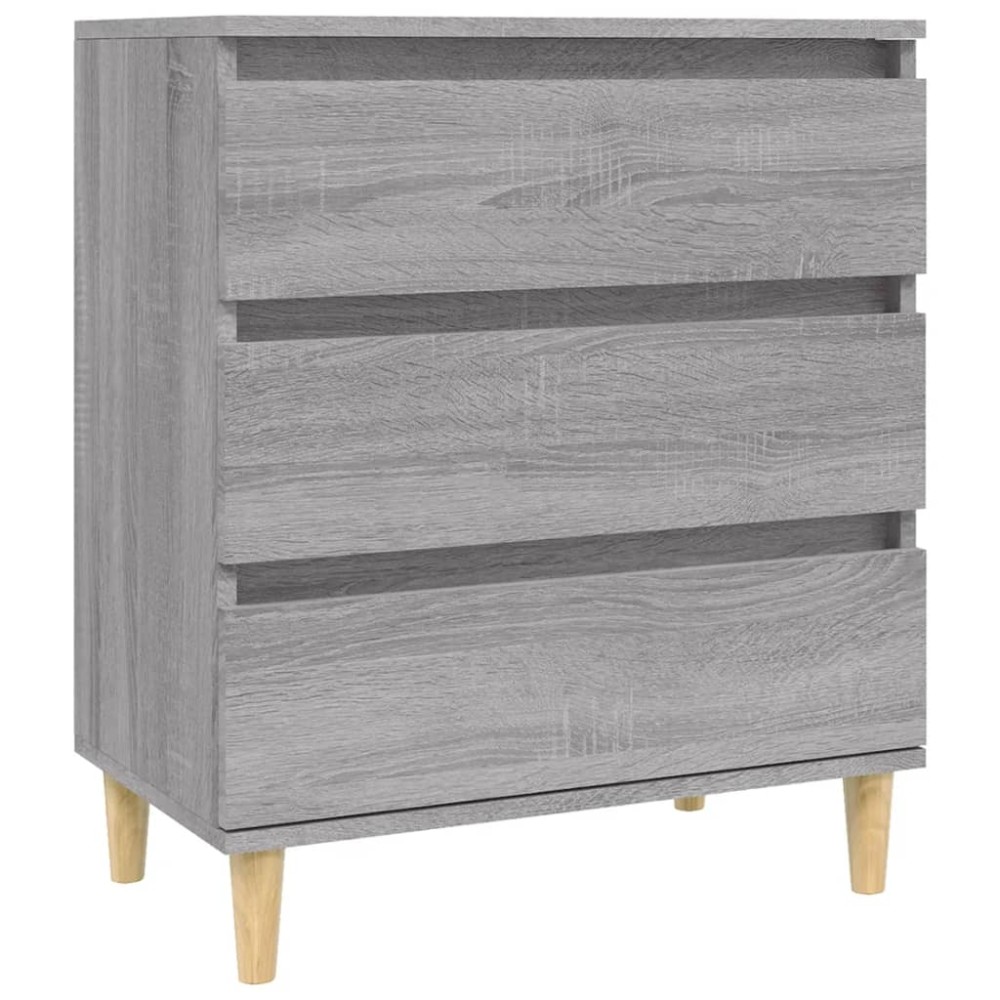 vidaXL Servantă, sonoma gri, 60x35x70 cm, lemn prelucrat