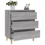 vidaXL Servantă, sonoma gri, 60x35x70 cm, lemn prelucrat