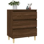 vidaXL Servantă, stejar maro, 60x35x70 cm, lemn compozit
