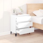 vidaXL Servantă, alb, 60x35x70 cm, lemn prelucrat vidaXL Servantă, alb, 60x35x70 cm, lemn prelucrat
