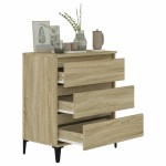 vidaXL Servantă, stejar sonoma, 60x35x70 cm, lemn prelucrat