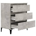 vidaXL Servantă, gri beton, 60x35x70 cm, lemn prelucrat vidaXL Servantă, gri beton, 60x35x70 cm, lemn prelucrat