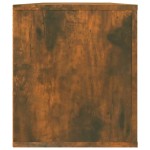 vidaXL Comodă TV, stejar fumuriu, 100x35x40 cm, lemn prelucrat vidaXL Comodă TV, stejar fumuriu, 100x35x40 cm, lemn prelucrat