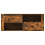 vidaXL Comodă TV, stejar fumuriu, 100x35x40 cm, lemn prelucrat vidaXL Comodă TV, stejar fumuriu, 100x35x40 cm, lemn prelucrat