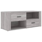 vidaXL Comodă TV, gri sonoma, 100x35x40 cm, lemn prelucrat vidaXL Comodă TV, gri sonoma, 100x35x40 cm, lemn prelucrat